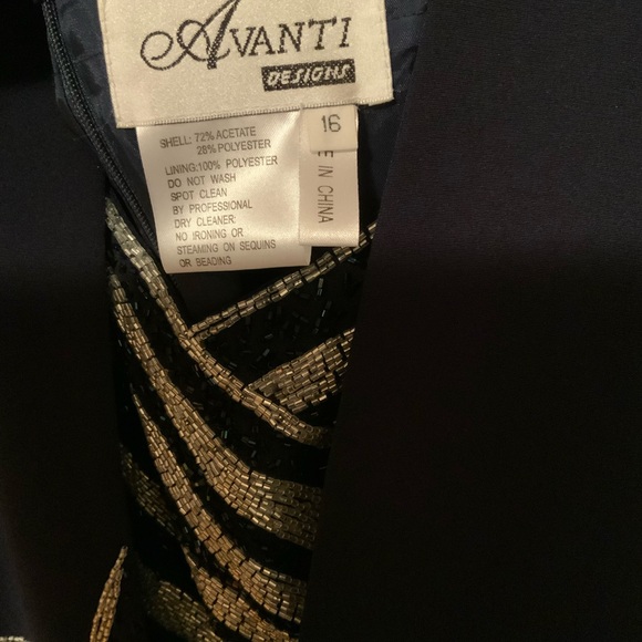 Evening Dress with Sequin front detail - Picture 4 of 4